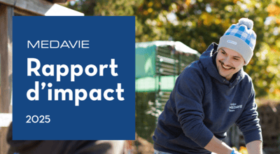 Un homme souriant | Rapport d'impact Medavie 2025