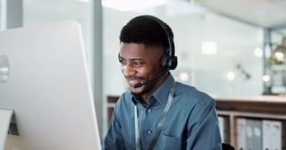 Man on computer