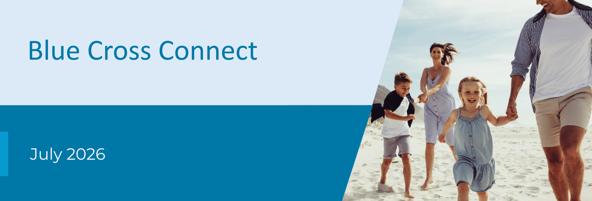 Blue Cross Connect July 2026 | Family on the beach