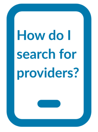 How do I search for providers?
