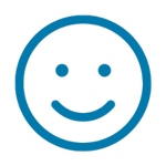 Great experience - happy face
