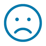 Disappointing experience - sad face